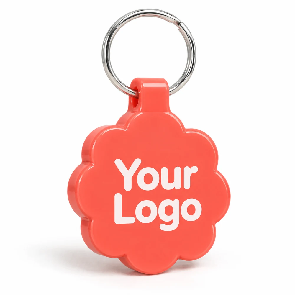 Petal Badge ABS Keychain